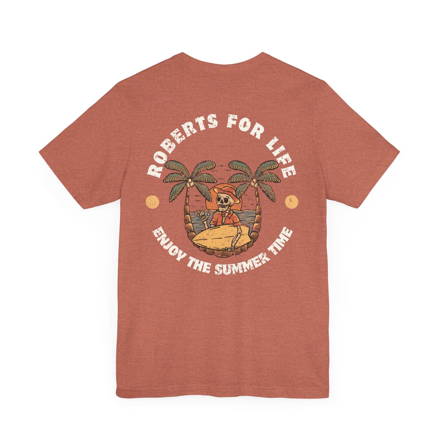 Roberts Shaka, retro vibes - 'Enjoy the Summer Time' Unisex Jersey T