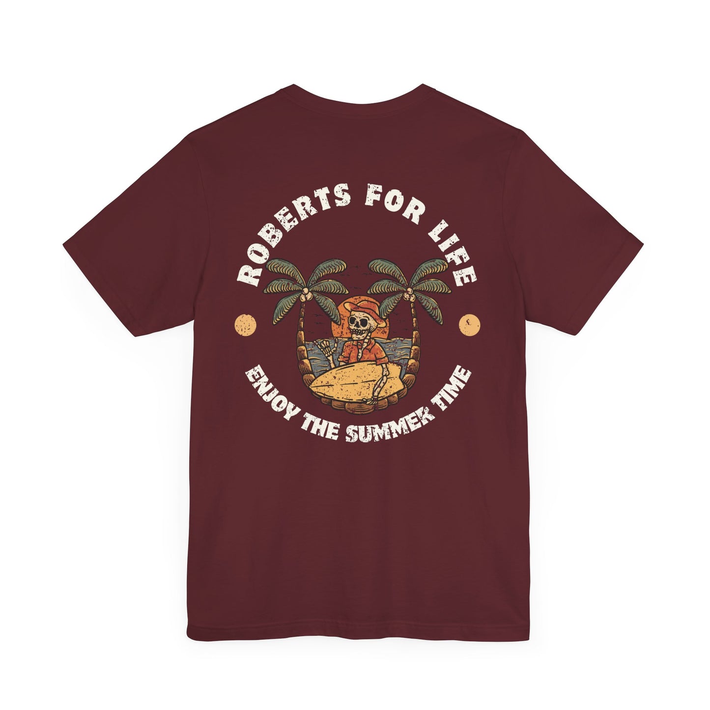 Roberts Shaka, retro vibes - 'Enjoy the Summer Time' Unisex Jersey T