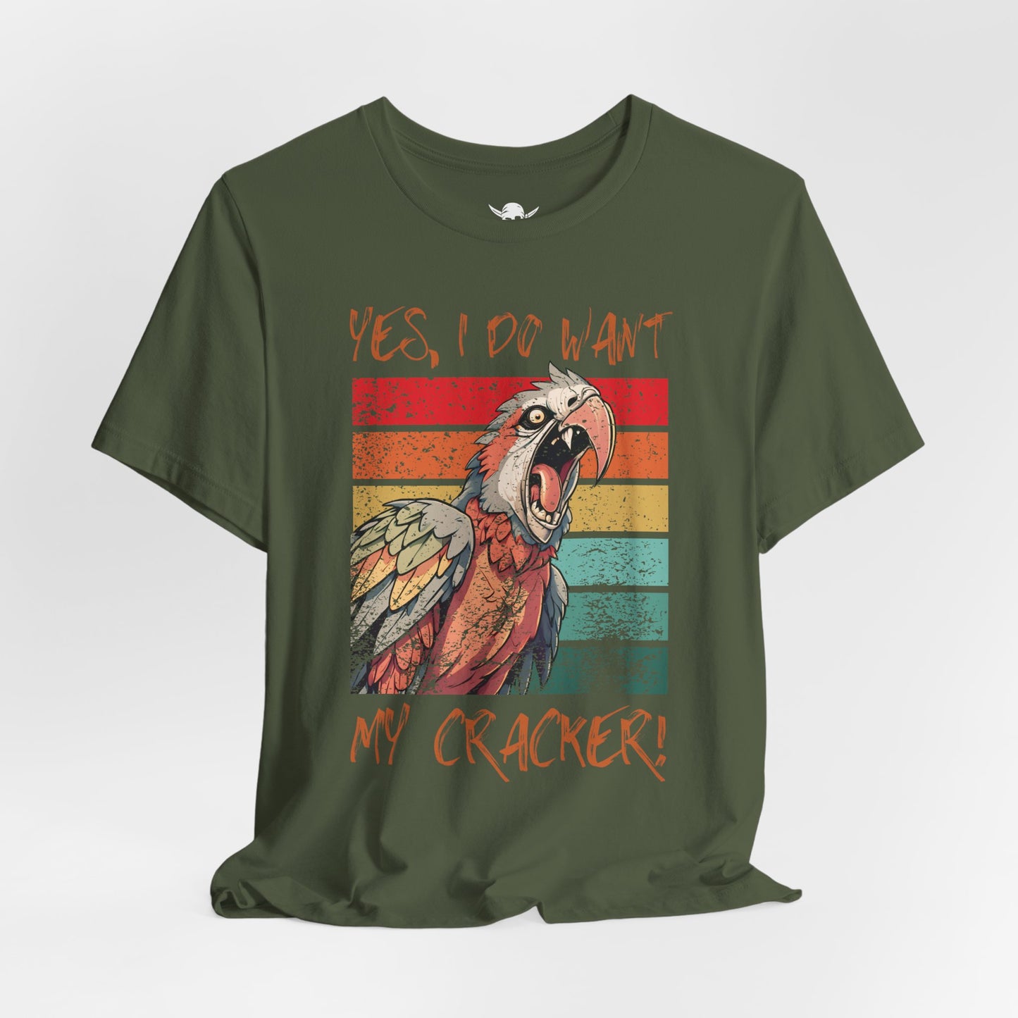 "Yes, I Do Want My Cracker!" Unisex Jersey Short Sleeve Shirt