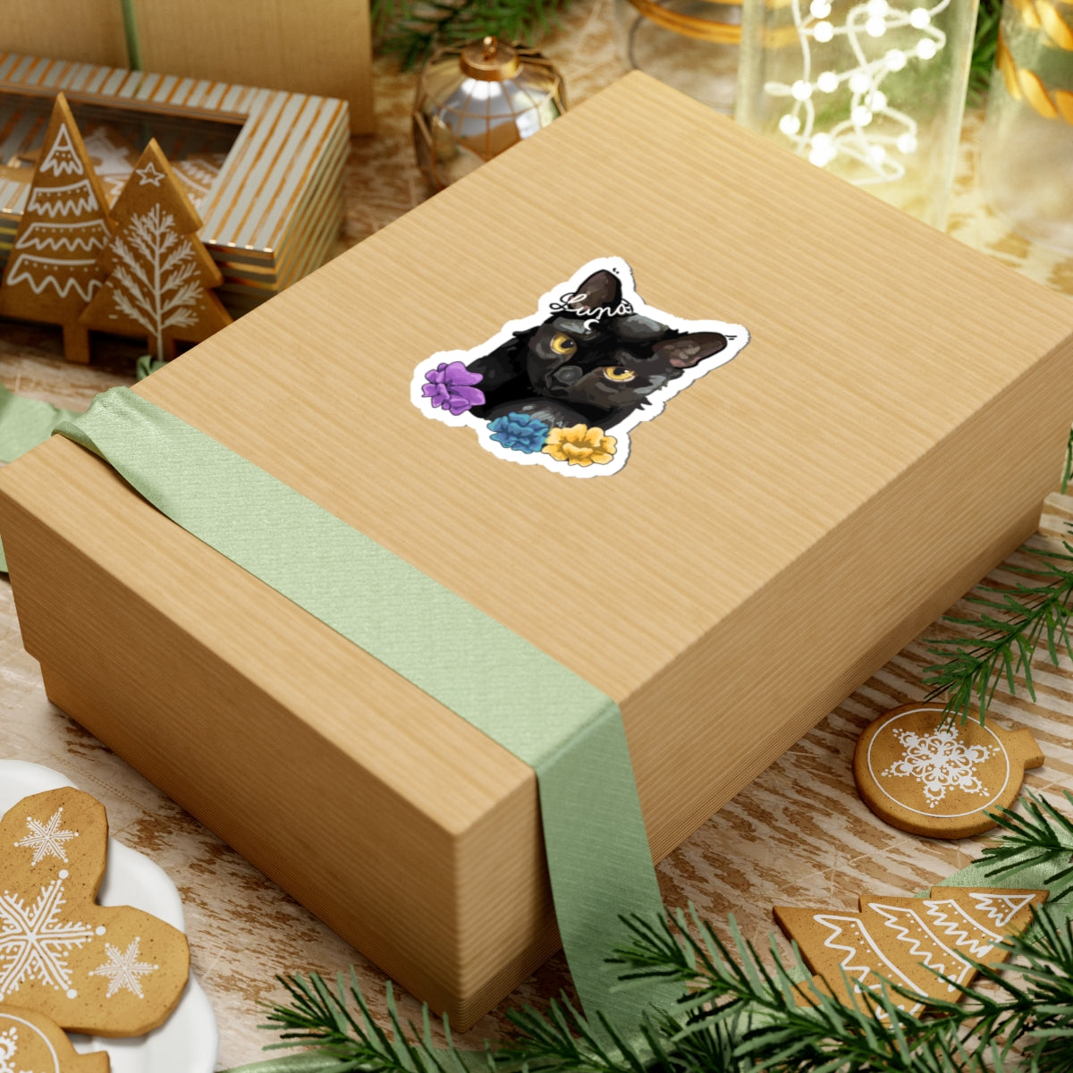 Luna sassy black cat.